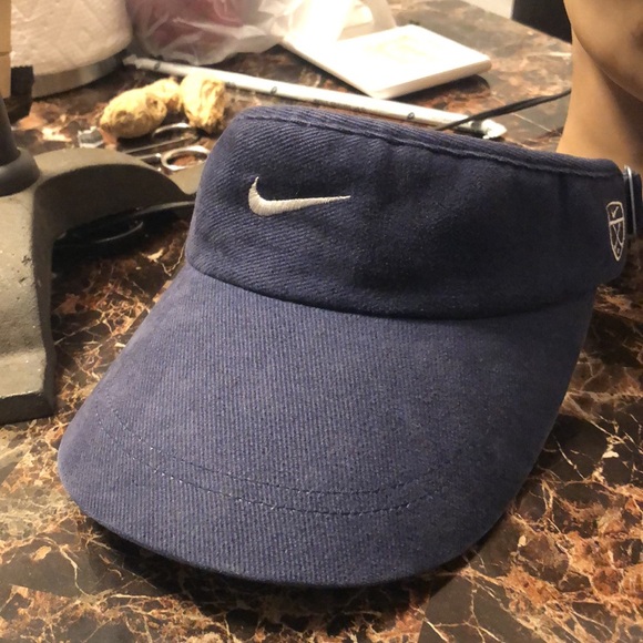 Nike Dri-Fit Men’s Navy Blue Adjustable Visor hats Size Adjustable - Picture 12 of 16